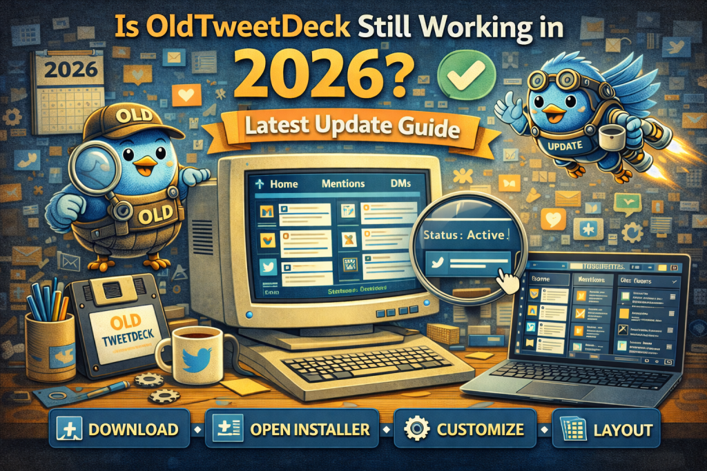 How OldTweetDeck Access Methods Changed Over Time
