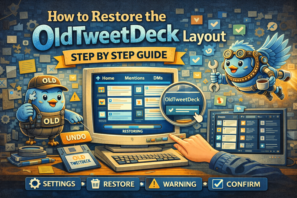 How to Restore the OldTweetDeck Layout Step by Step Guide