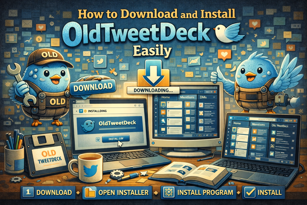 How to Download and Install OldTweetDeck Easily